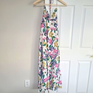 NEW Floral Print Spaghetti Dress Size L